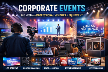 Corporate Events: The Importance of Professional Vendors and Equipment