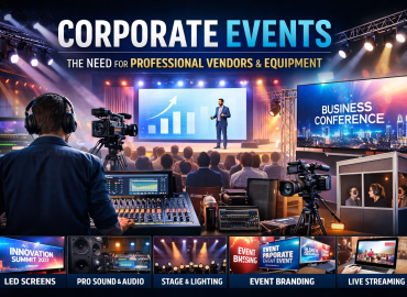 Corporate Events: The Importance of Professional Vendors and Equipment