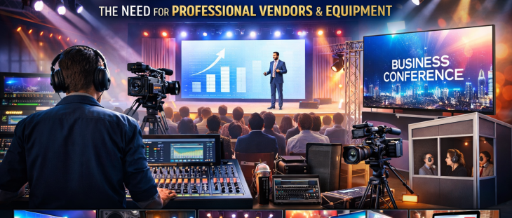 Corporate Events: The Importance of Professional Vendors and Equipment